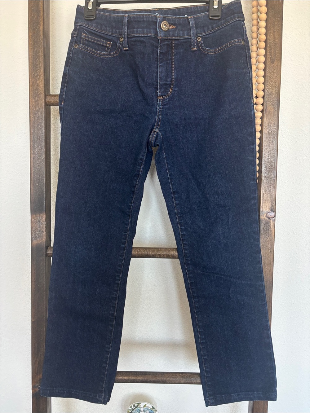 👖St. John's Bay Dark Blue Straight Leg Jeans
